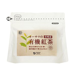 オーサワの宮崎産有機紅茶（ティーバッグ）60g(3g×20包)