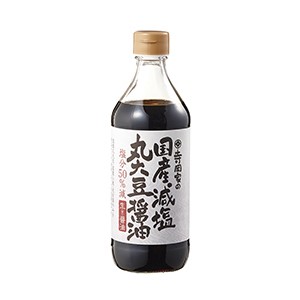 寺岡家の国産減塩　丸大豆醤油(480ml)